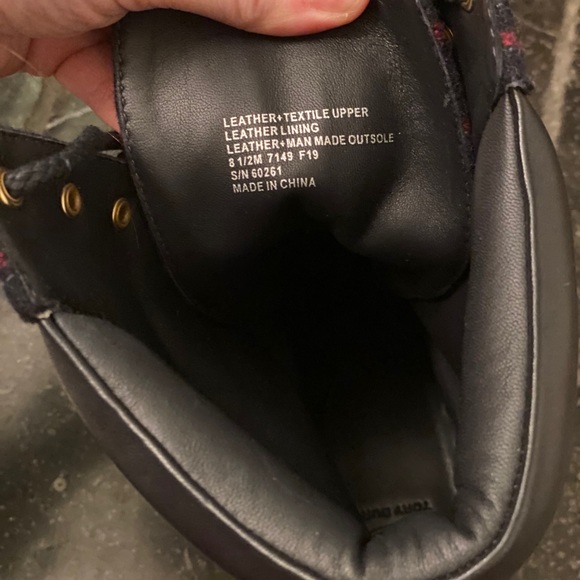 Tory Burch Blue Miller Lug Sole Bootie - Picture 10 of 11